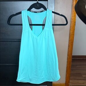 Nike Women's Light Blue Tank Top